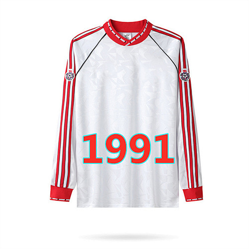 Manchester United Retro TopThai Quality Long Away Jersey S-2XL