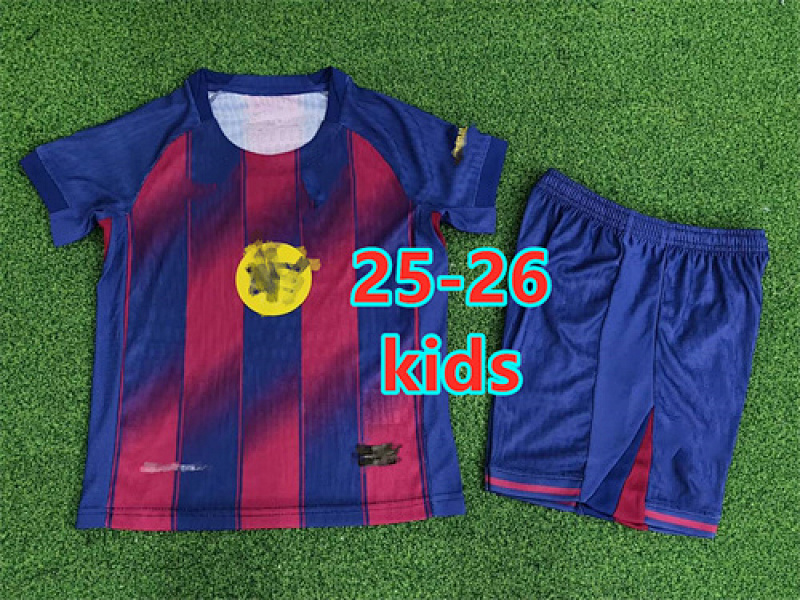 25-26 Barcelona Home Kids Player Kit 16 -28