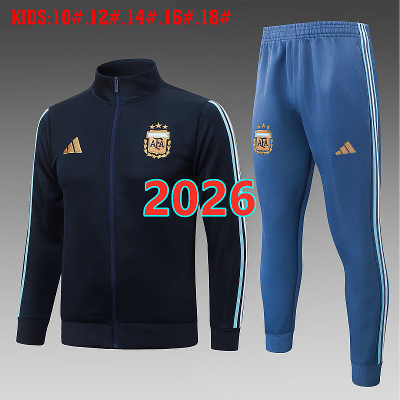 Argentina Kids Long Zipper Jacket 10 -18