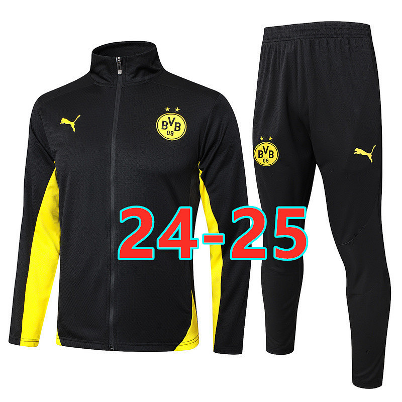 24-25 Dortmund Long Zipper Jacket S-2XL