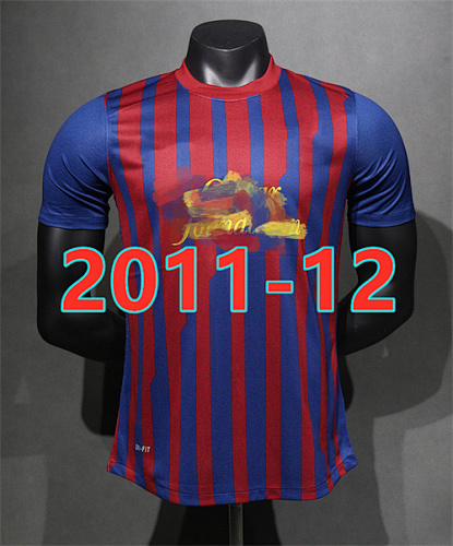 11-12 Barcelona Home Retro Player Jersey S-2XL
