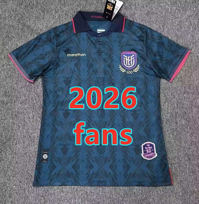 Ecuador Away Fans Version Jersey S-4XL