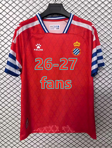 26-27 Espanyol Away Fans Version Jersey S-4XL