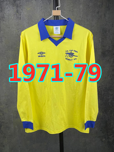 Arsenal Retro Long Sleeve Away Jersey S-2XL