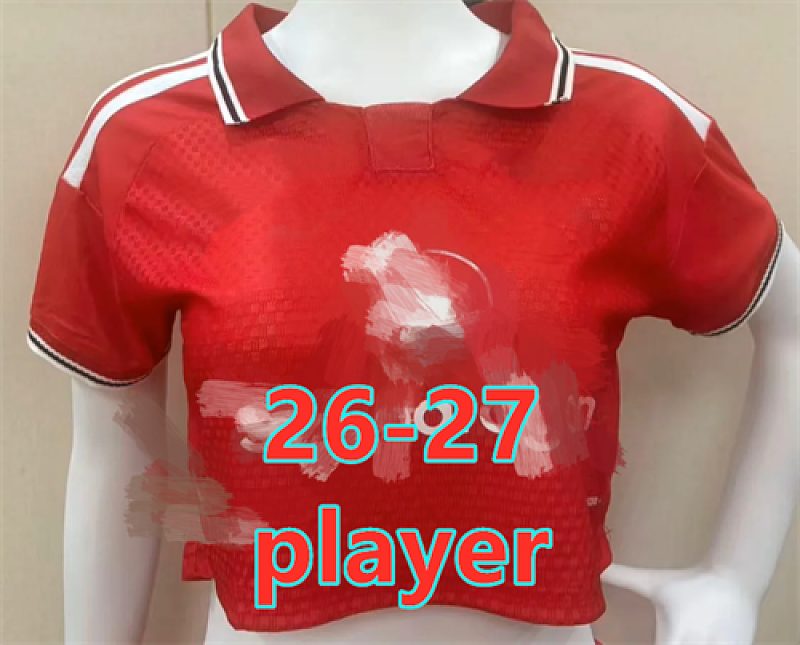 26-27 Manchester United Home Women Player Short Jersey Xs-Xl