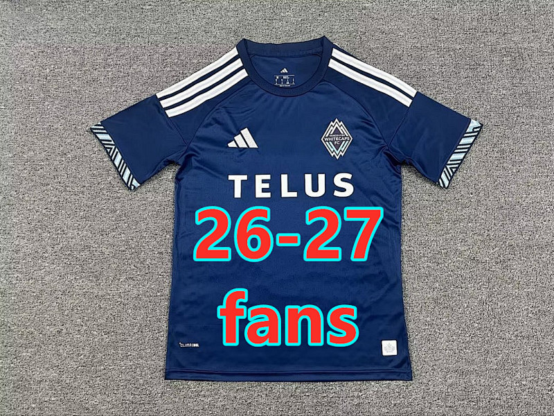 26-27 Vancouver Whitecaps Home Fans Version Jersey S-4XL