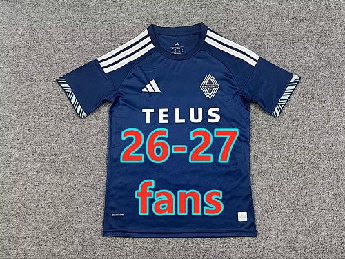 26-27 Vancouver Whitecaps Home Fans Version Jersey S-4XL