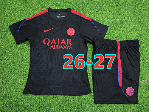 Balenciaga 26-27 Paris Psg Short Sleeve+shorts Kit S-3XL