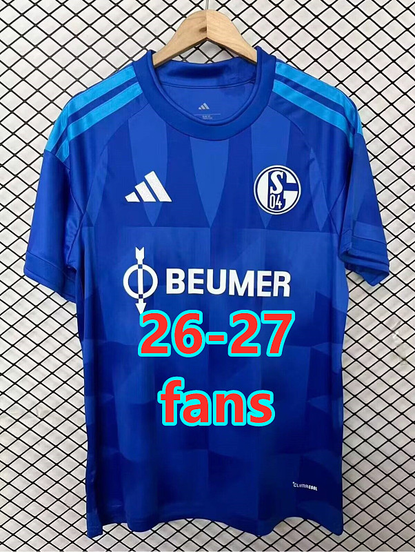 26-27 Schalke Home Fans Version Jersey S-4XL