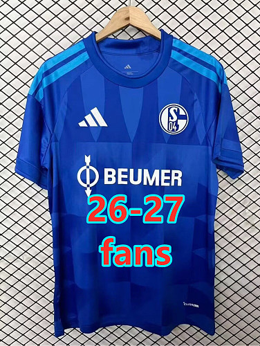 26-27 Schalke Home Fans Version Jersey S-4XL