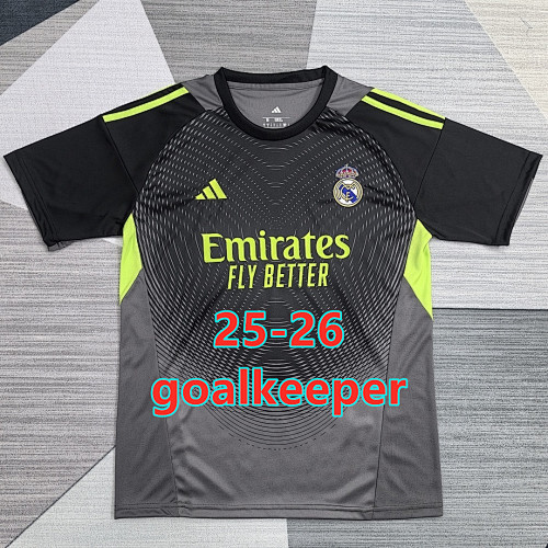25-26 Real Madrid Goalkeeper Fans Version Jersey S-2XL