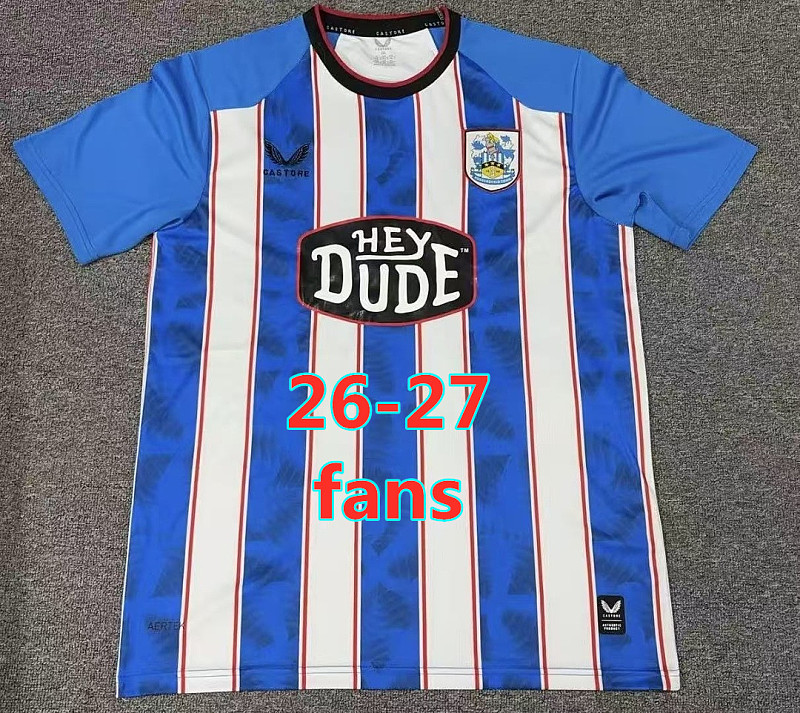 26-27 Huddersfield Town Home Fans Version Jersey S-4XL
