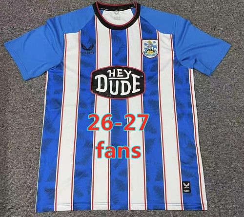 26-27 Huddersfield Town Home Fans Version Jersey S-4XL