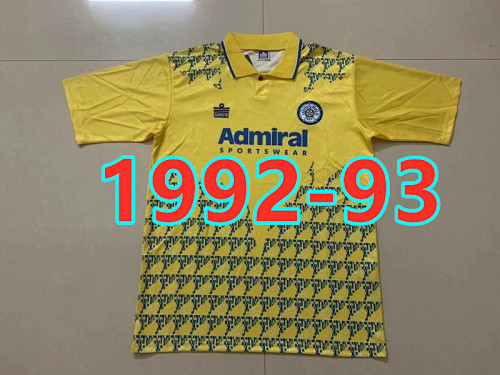 Leeds United Retro TopThai Quality Away Jersey S-2XL