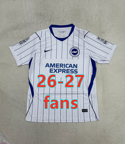 26-27 Brighton Away Fans Version Jersey S-4XL
