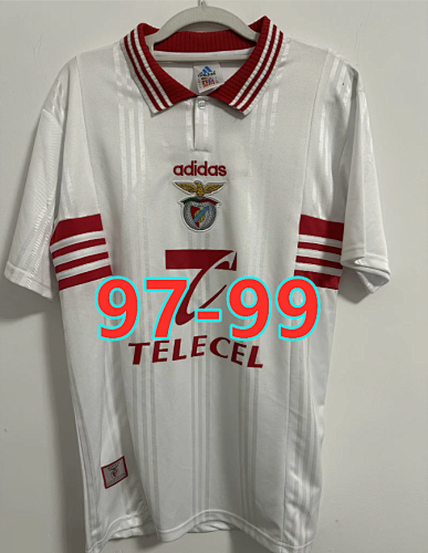 97-99 Benfica Away Retro Jersey S-2XL