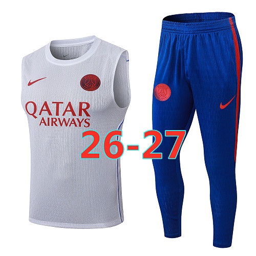 Balenciaga 26-27 Paris Psg Player Vest+pants Kit S-3XL