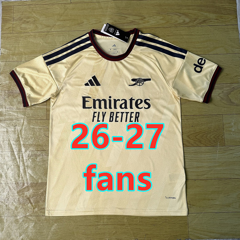 26-27 Arsenal Third Fans Version Jersey S-4XL