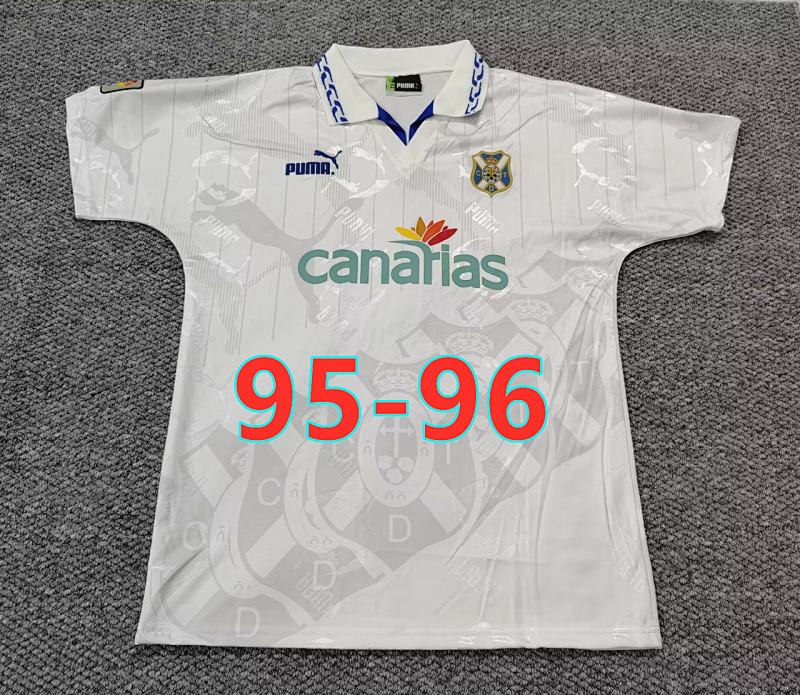 95-96 Tenerife Home Retro Fans Version Jersey S-2XL