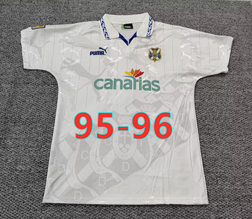 95-96 Tenerife Home Retro Fans Version Jersey S-2XL