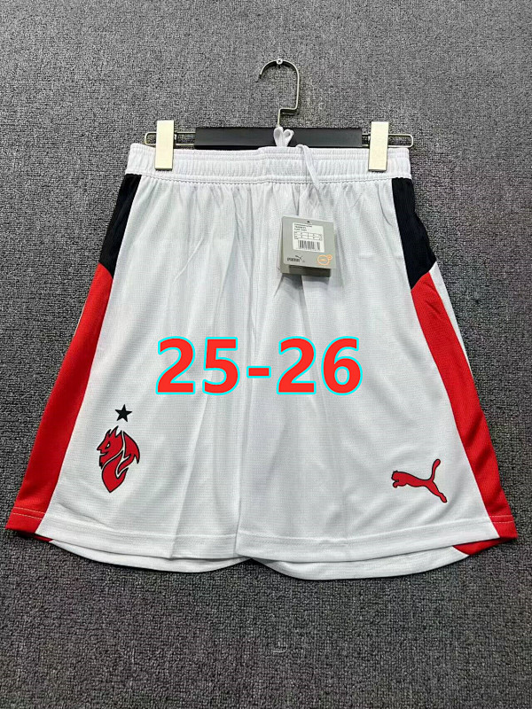 25-26 AC Milan Away Shorts S-2XL AC