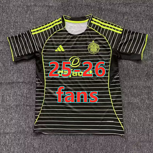 25-26 Celtic Away Fans Version Jersey S-4XL