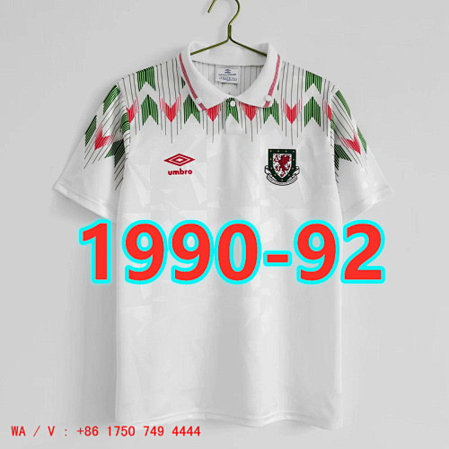 Wales TopThai Quality Retro Away Jersey S-2XL