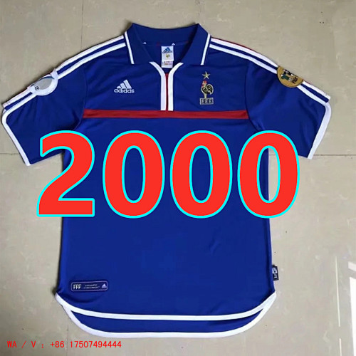 France Retro TopThai Quality Home Jersey S-2XL