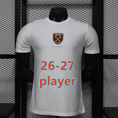 26-27 West Ham United Retro Player Version Jersey S-3XL
