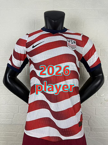 United States Home Player Version Jersey S-2XL