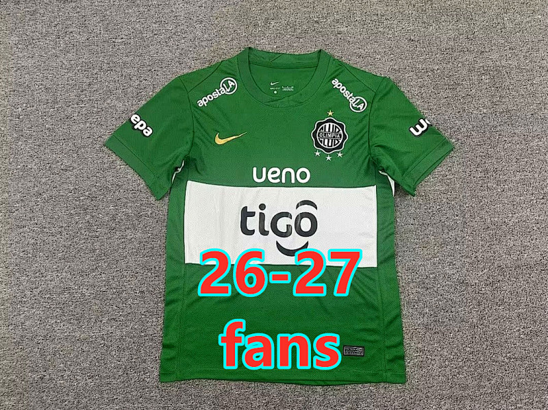 26-27 Olimpia Third Fans Version Jersey S-4XL