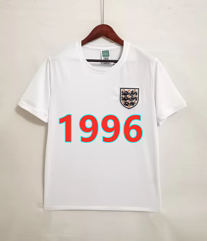 England Retro TopThai Quality Home Jersey S-2XL