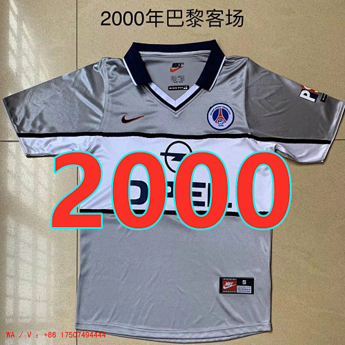 Balenciaga Paris Psg Retro TopThai Quality Away Jersey S-2XL