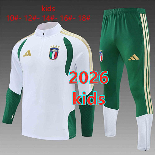 Italy Kids Long Sleeve Tracksuit 10 -18