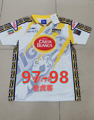 97-98 Tigres Uanl Away Retro Jersey S-2XL