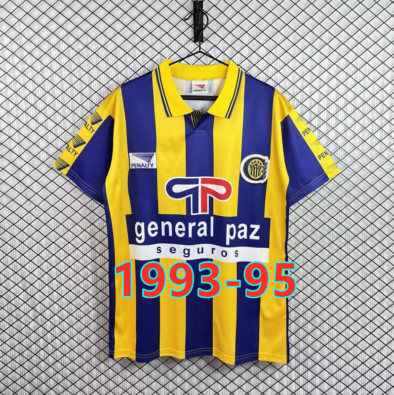 Rosario Central Home Retro Fans Version Jersey S-2XL