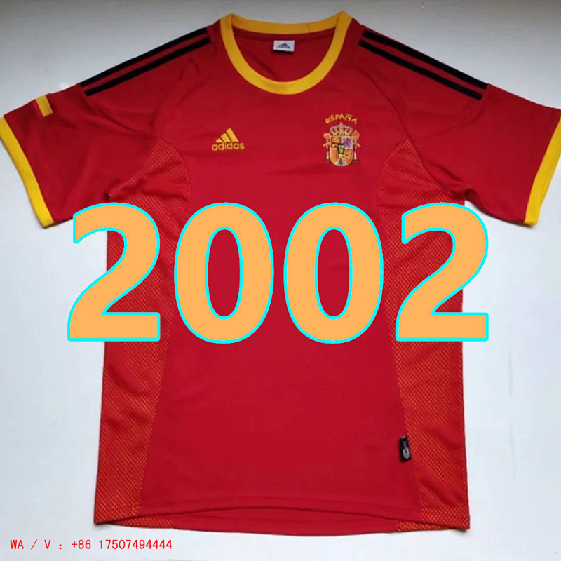 Spain Retro TopThai Quality Jersey S-2XL