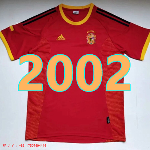 Spain Retro TopThai Quality Jersey S-2XL