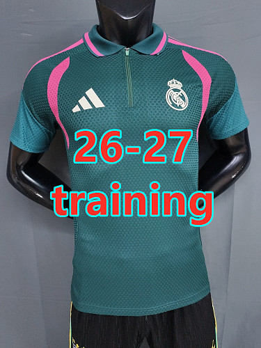 26-27 Real Madrid Training Player Version Jersey S-3XL Polo