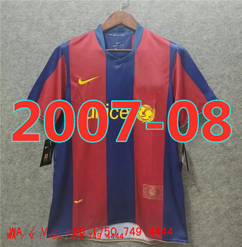 Barcelona Retro TopThai Quality Home Jersey S-2XL