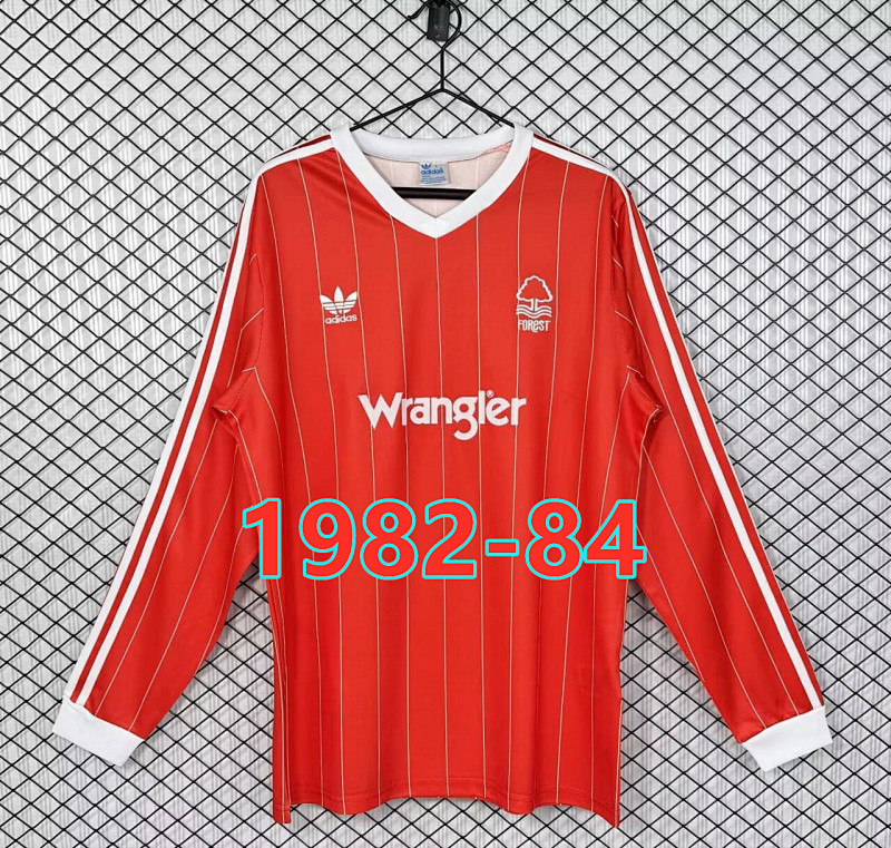 Nottingham Forest Home Retro Fans Version Long Jersey S-2XL
