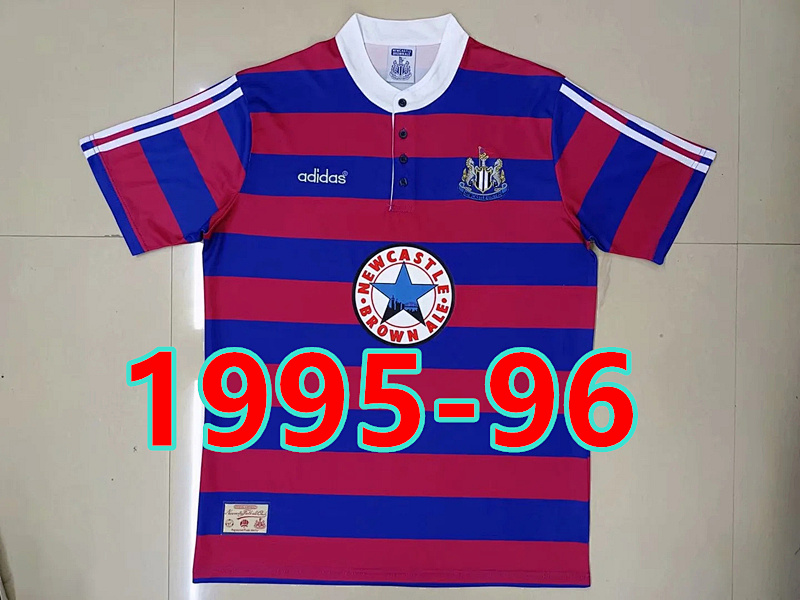 Newcastle United Retro TopThai Quality Home Jersey S-2XL