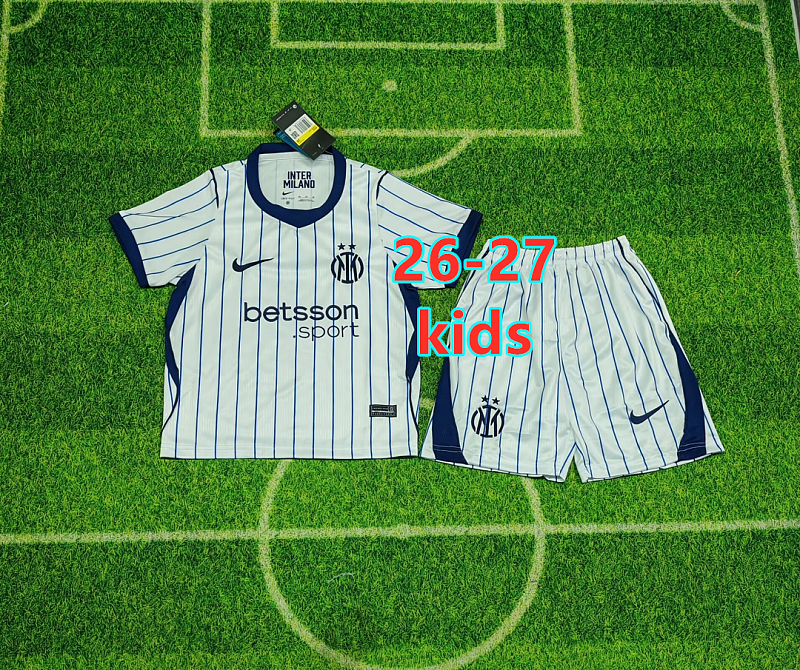 26-27 Inter Milan Away Kids Jersey+shorts Kit 16 -28