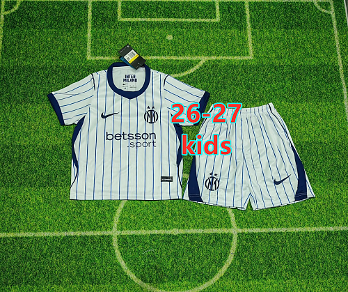 26-27 Inter Milan Away Kids Jersey+shorts Kit 16 -28