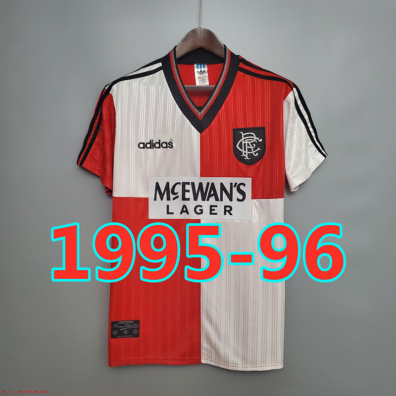 Rangers Retro TopThai Quality Jersey S-2XL