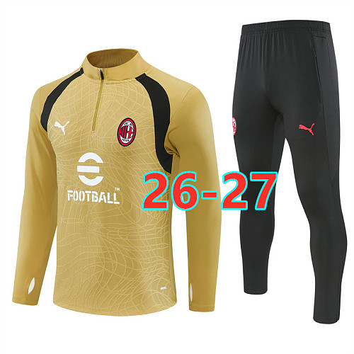 26-27 AC Milan Long Sleeve Tracksuit S-2XL AC