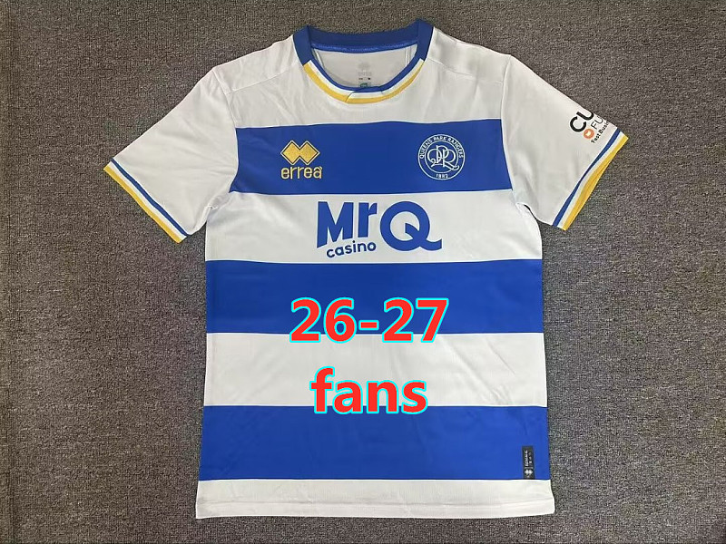 26-27 Queens Park Home Fans Version Jersey S-4XL