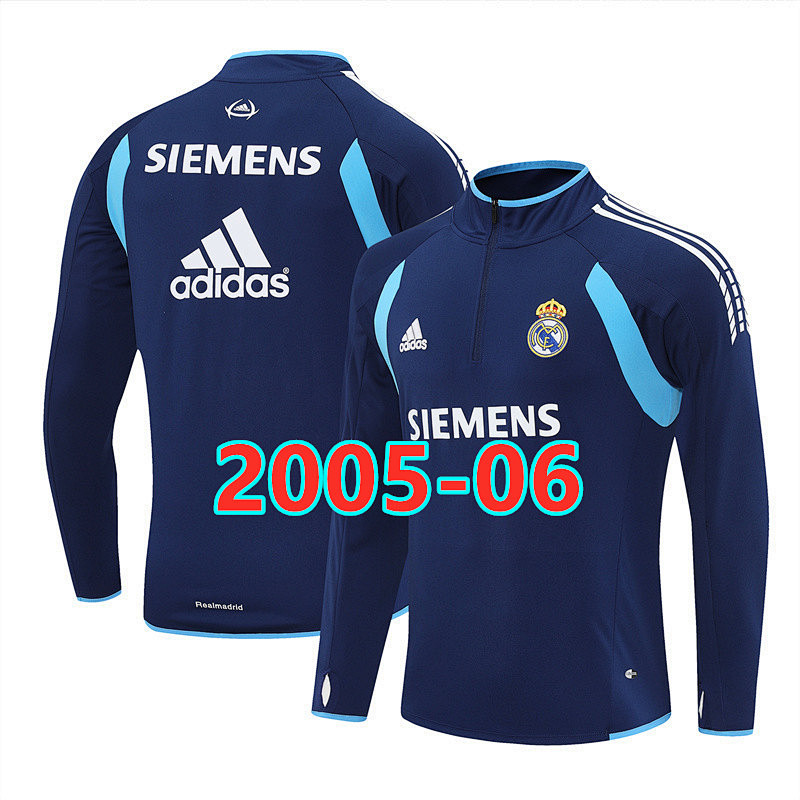 Real Madrid Retro Long Sleeve Tracksuit S-2XL