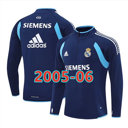 Real Madrid Retro Long Sleeve Tracksuit S-2XL