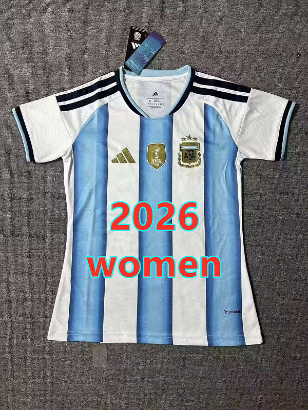 Argentina Home Women 16 Teams Jersey S-2XL 16